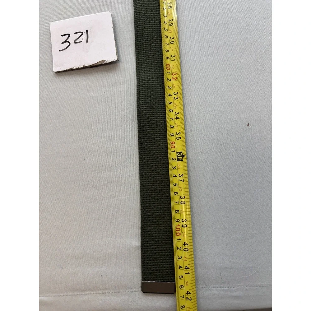 Boy Scouts of America BSA Uniform Web Belt Olive Green Metal Buckle 42 Inch